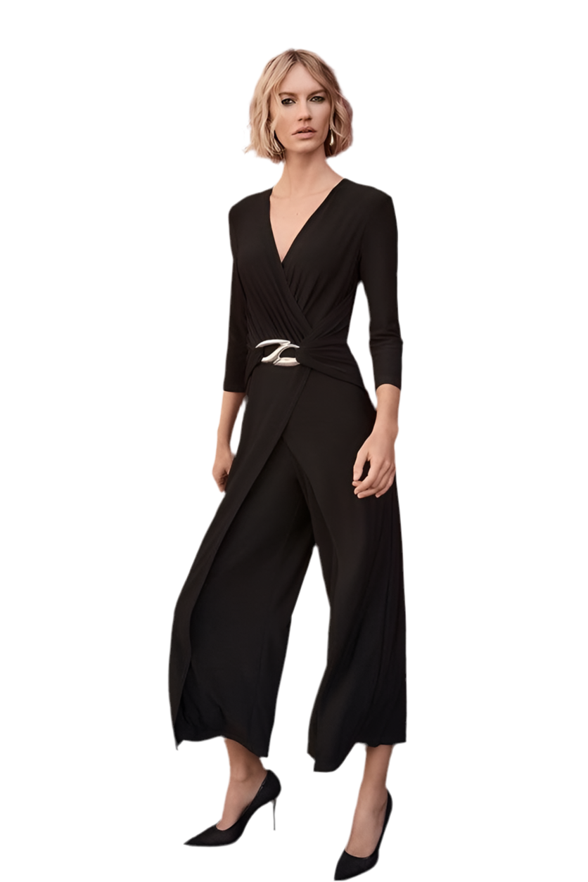 Joseph Ribkoff Sliky Knit Wrap Jumpsuit-JR-243079