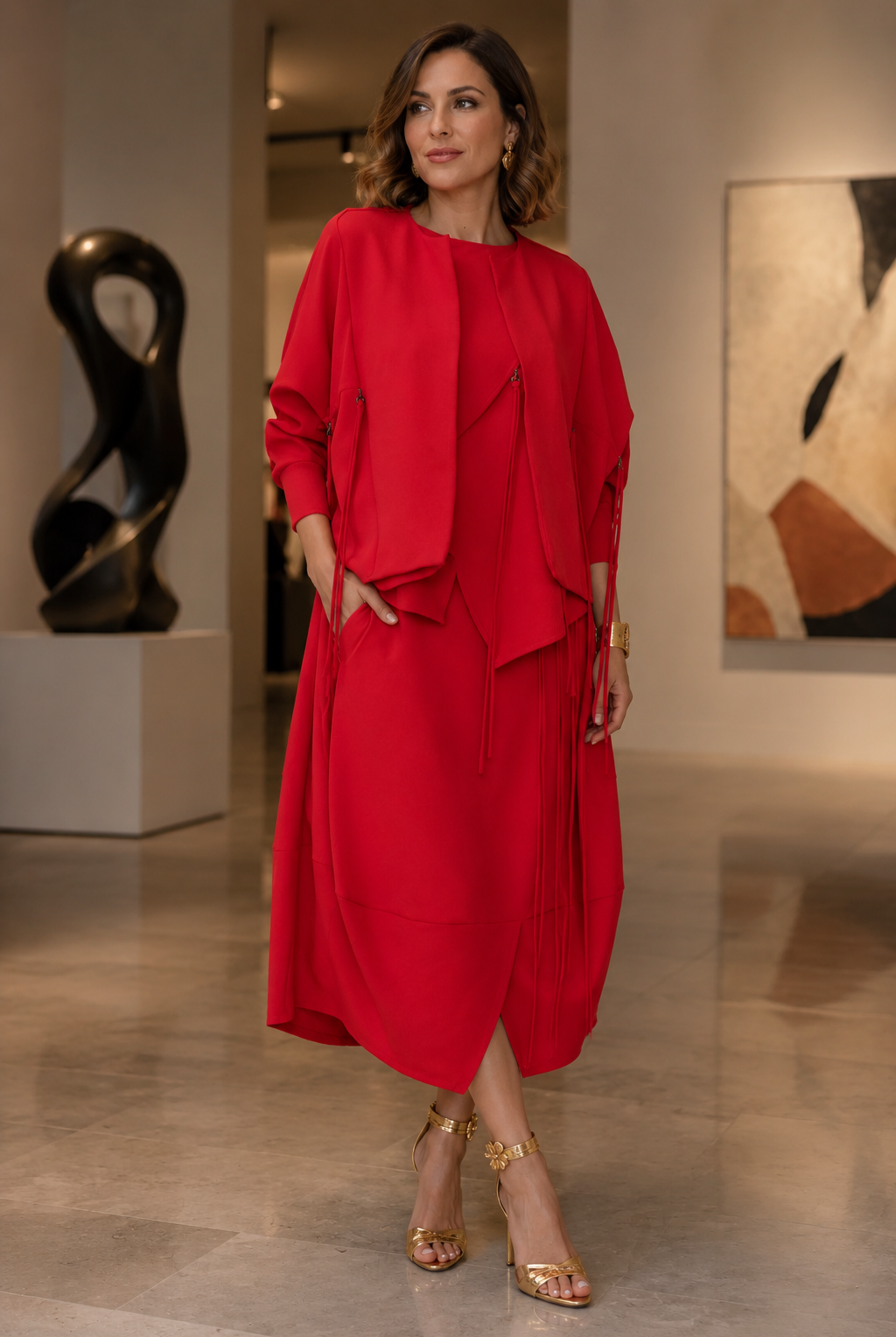 IC Collection Lantern Skirt-7957S, view 8