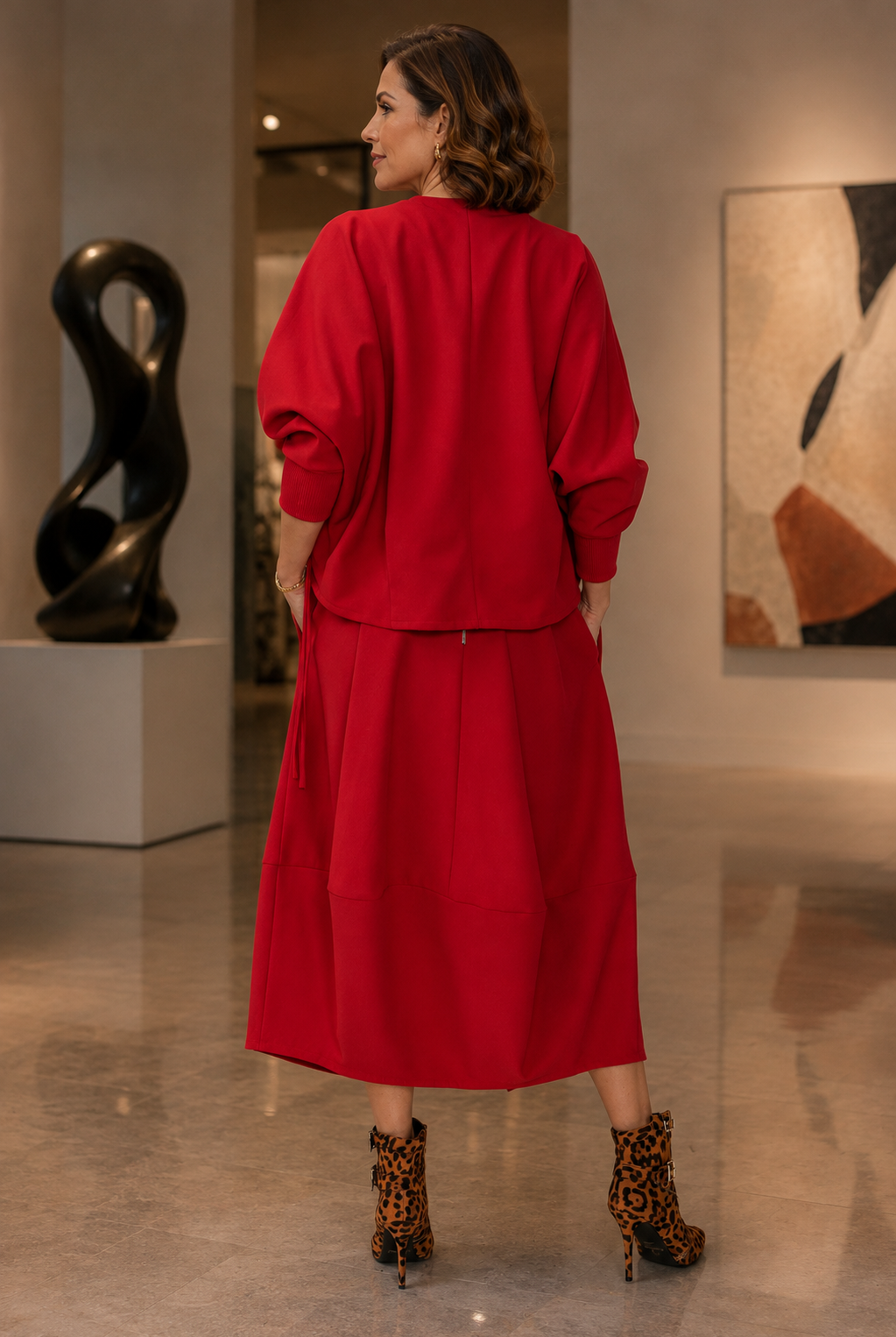 IC Collection Lantern Skirt-7957S, view 6