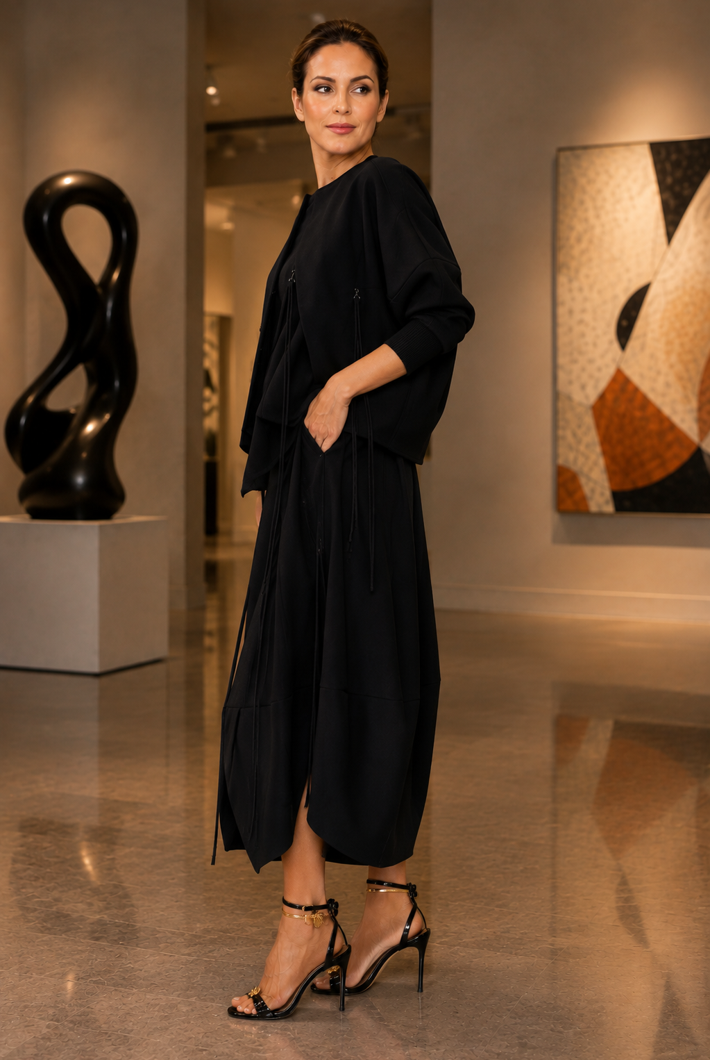 IC Collection Lantern Skirt-7957S, view 5