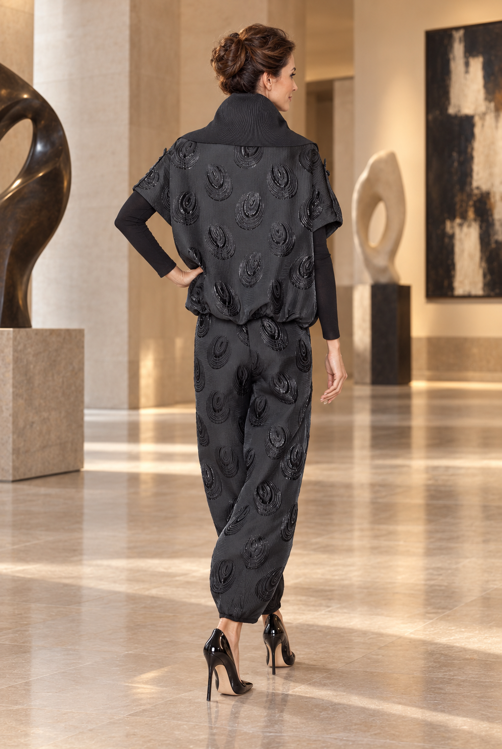 IC Collection Balloon Pants-7748P, view 5