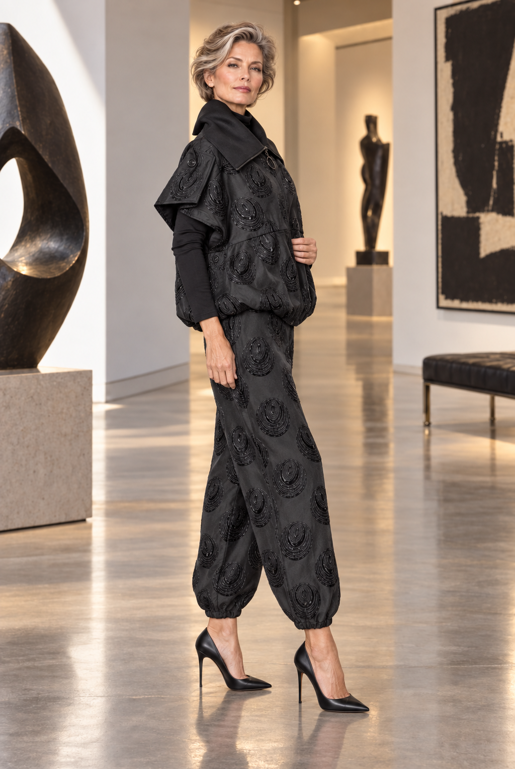 IC Collection Balloon Pants-7748P, view 4