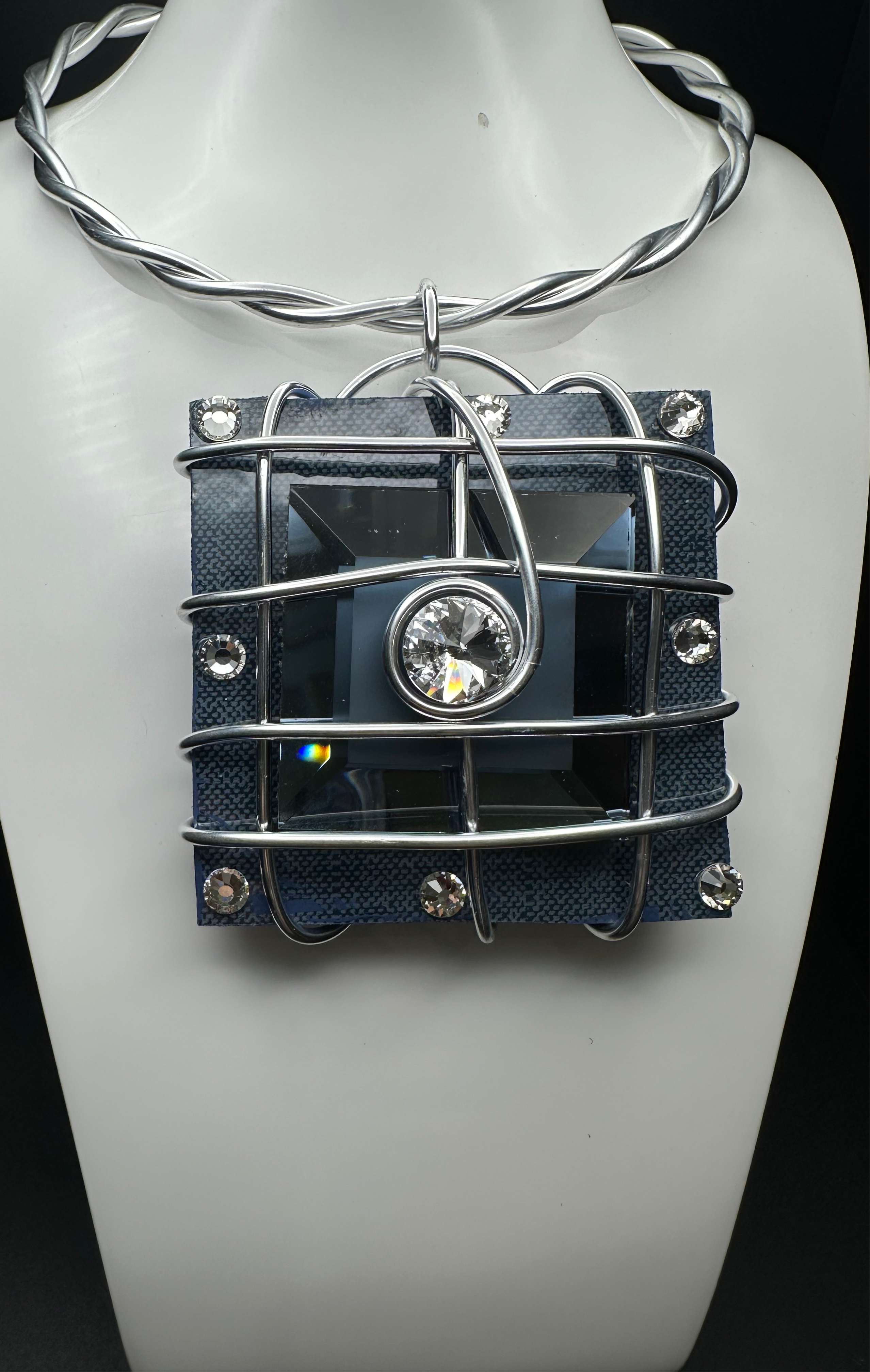 Jeff Lieb Art Deco Necklace-22343