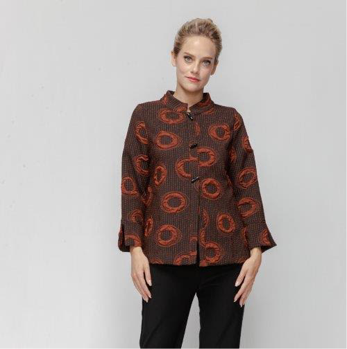 IC Collection Madalin Collar Jacket-7593J