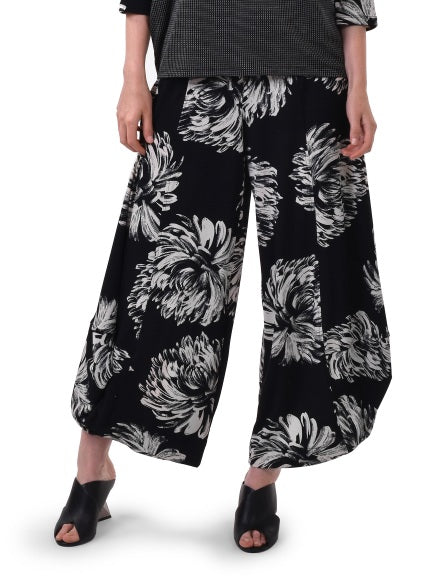 Alembika Brush Flower Print Pant-SP320B