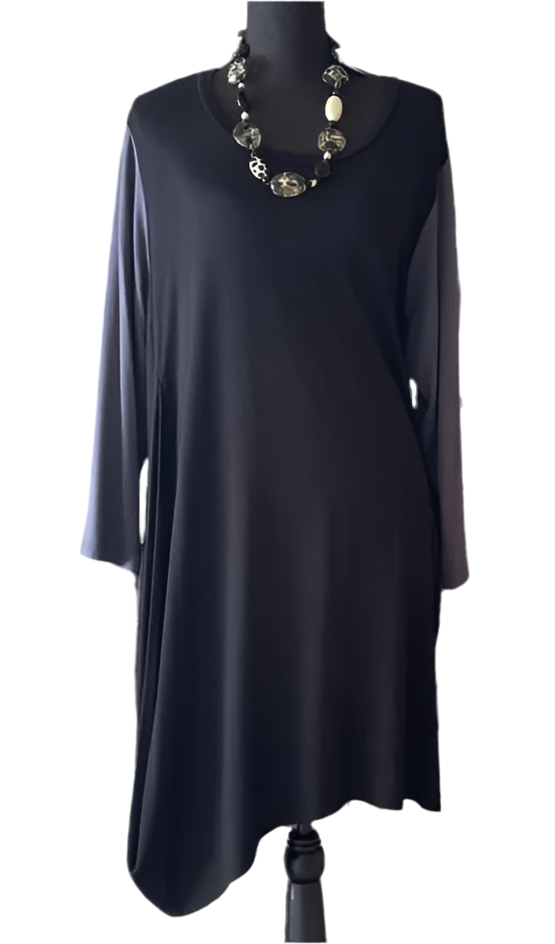 Comfy USA Color Block Tunic-WM762