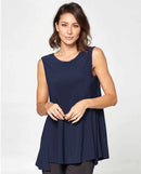 BY J.J Sleeveless Reversible Round or V Neck Tank-JJ-IT108