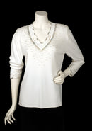 Gardy Geo Stud Fashion Forward Top-GS716