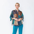 IC Collection Funky Half Zip Top-IC-5068T