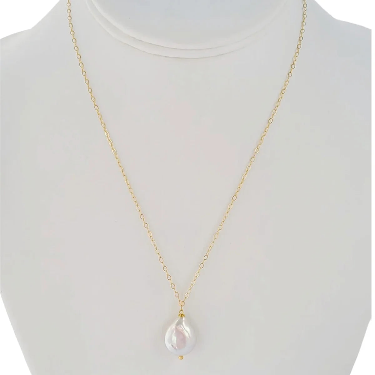 LPL Drop Pearl 18" Necklace-2230