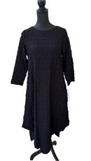IC Collection Textured Sunday Dress-IC-6001D