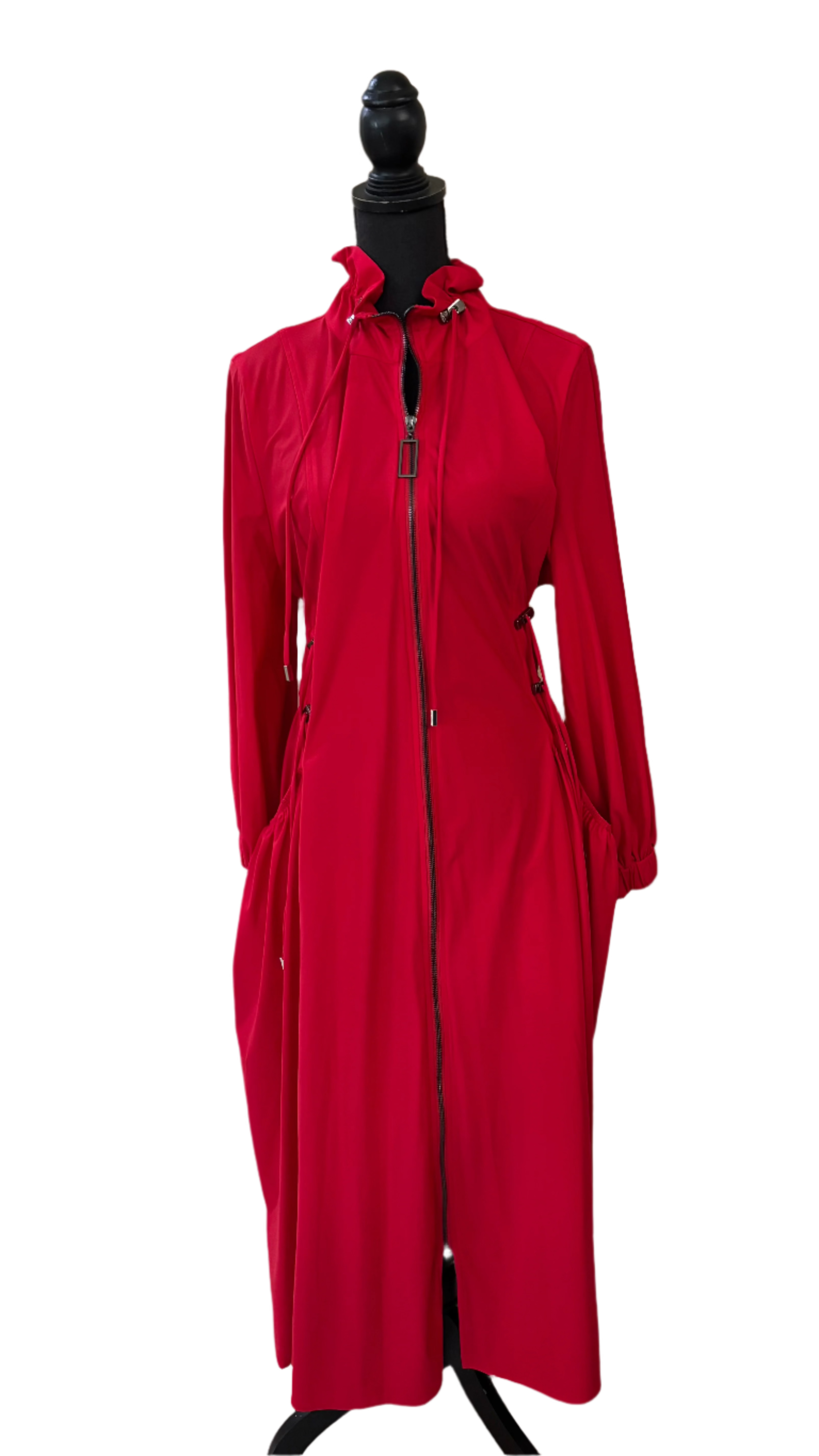 IC Collection Side Drawed Long Jacket-IC-4636J