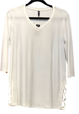 By JJ V-Neck 3/4 Sleeve Top-IT-146