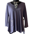 By JJ Zipper Pocket Tunic-IT-102