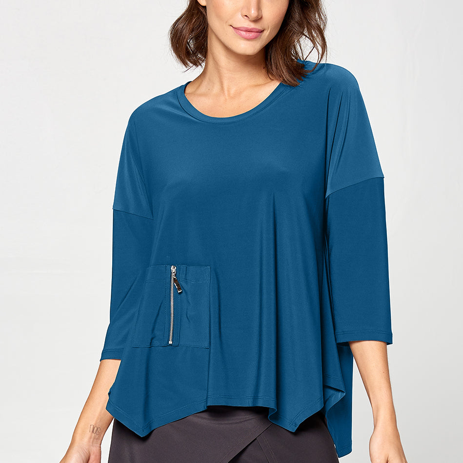 By JJ Zipper Pocket Tunic-IT-102