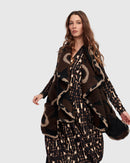 Alembika Piped Cozy Draped Vest-AJ919F