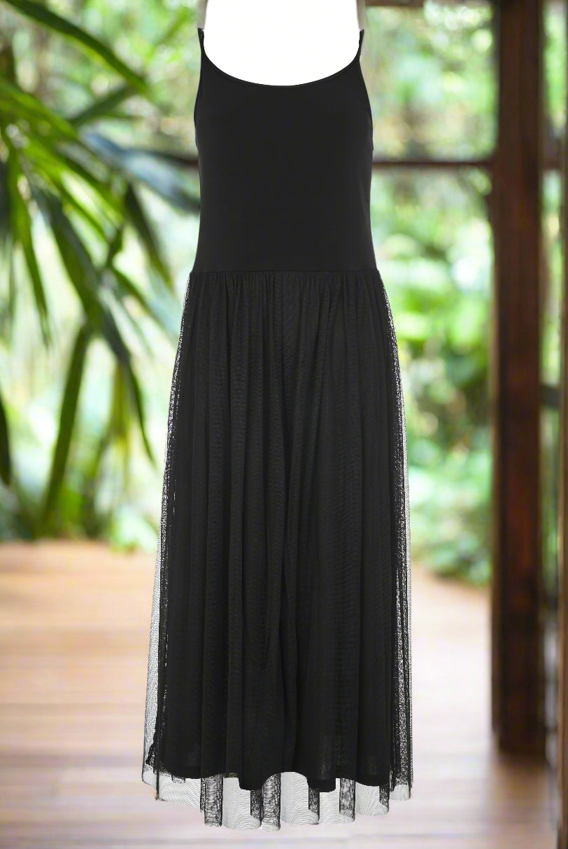 Kozan Black Tulle Sandy Dress | Unique Apparel USA