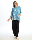 Jess and Jane Contour Mineral Wash Cotton Top-M94-2217-CONTOUR