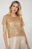 Frank Lyman Top with Embellishments Style 258728U