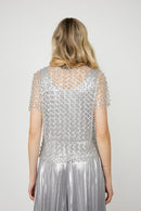 Frank Lyman Top with Embellishments Style 258728U
