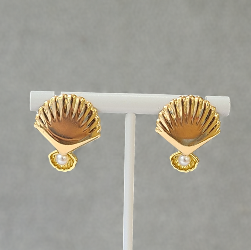 LPL Creations Shell Earrings-2217-E