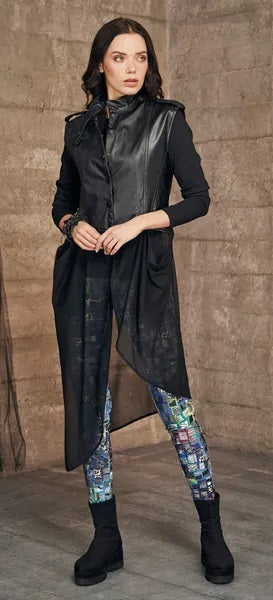 Kozan Black Mesh Margot Vest-SH-2341-BLKMSH