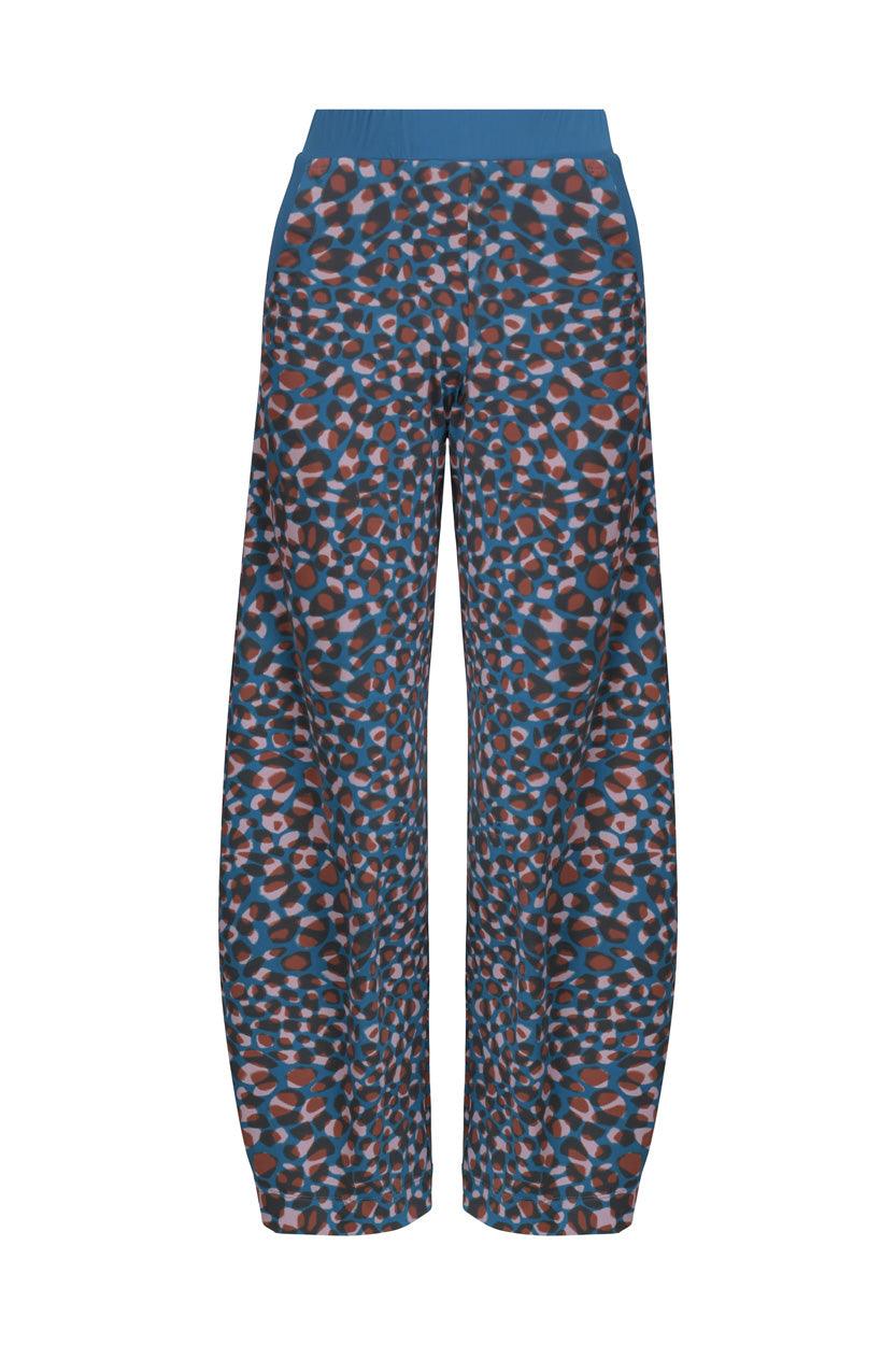 Alembika Turquoise Graphic Pant-SP134T