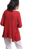 Alembika Ruffled Bottom Tunic-ST363R