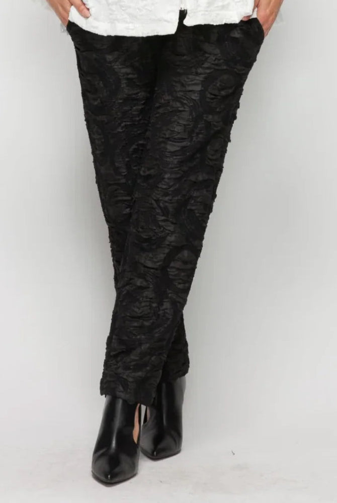 IC Collection Bloom Textured Pant | Unique Apparel USA
