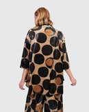 ALEMBIKA Sol Sequin Trapeze Top, Eclipse-AT718E