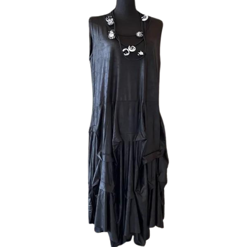 Kozan Black Vintage Martha Dress-TG-1970-BLKVTG