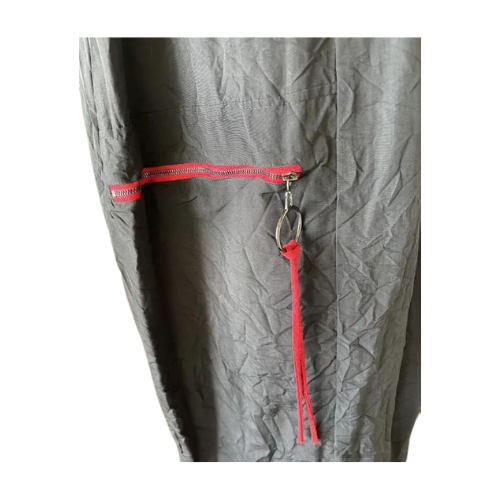 Moonlight Zip Pocket Crinkle Skirt-2617