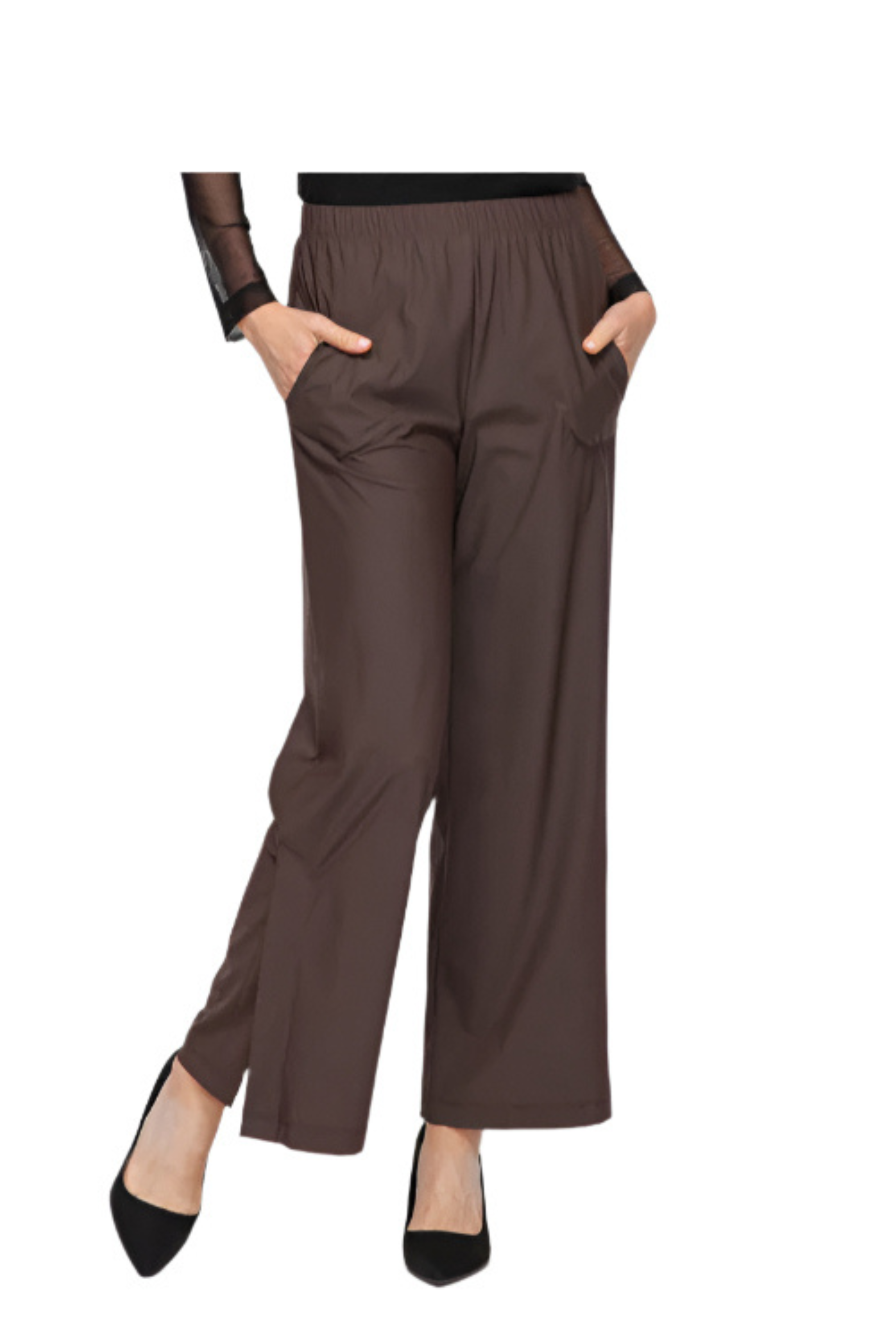 IC Collection Side-Slit Pants | Unique Apparel USA