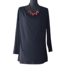 By JJ Drape Neck Tunic Top-IT-157