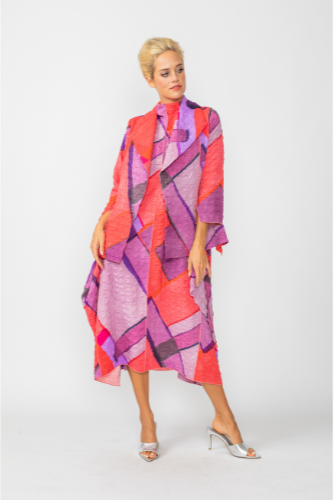 Sleeveless Back Zip Dress 7303D