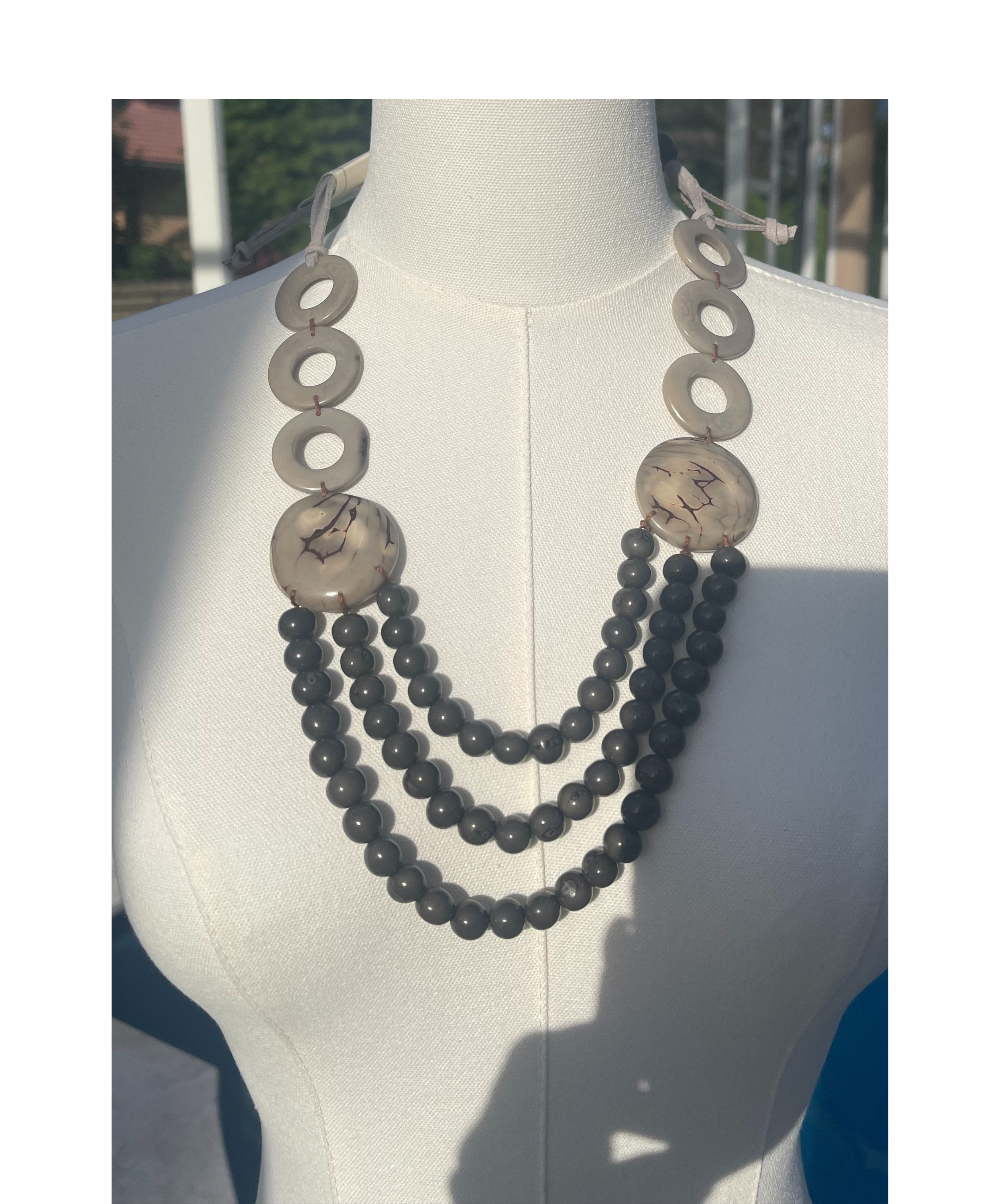 Tagua Handmade Darla Necklace-SC392-CO