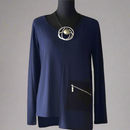 By JJ One Pocket Asymmetrical Tunic-IT-194