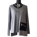 By JJ One Pocket Asymmetrical Tunic-IT-194