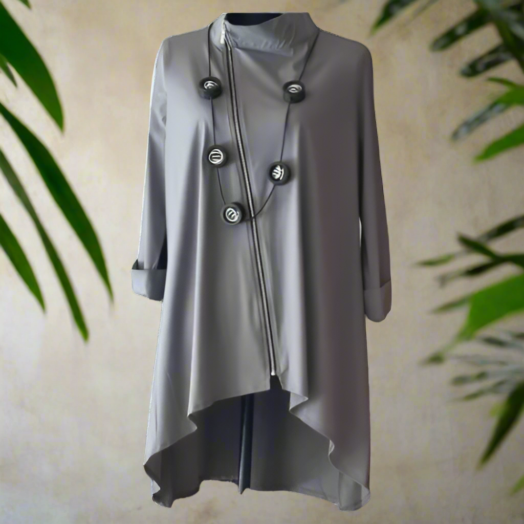 By JJ Slant Zip Jacket-PR-202