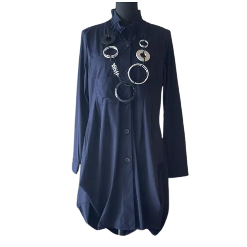 By JJ Wire Neck Stacked Pocket Jacket-PR-204