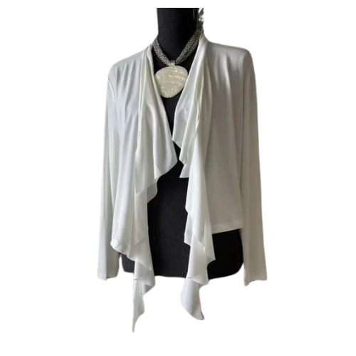 By JJ Draped Long Sleeve Cardigan-IT-139