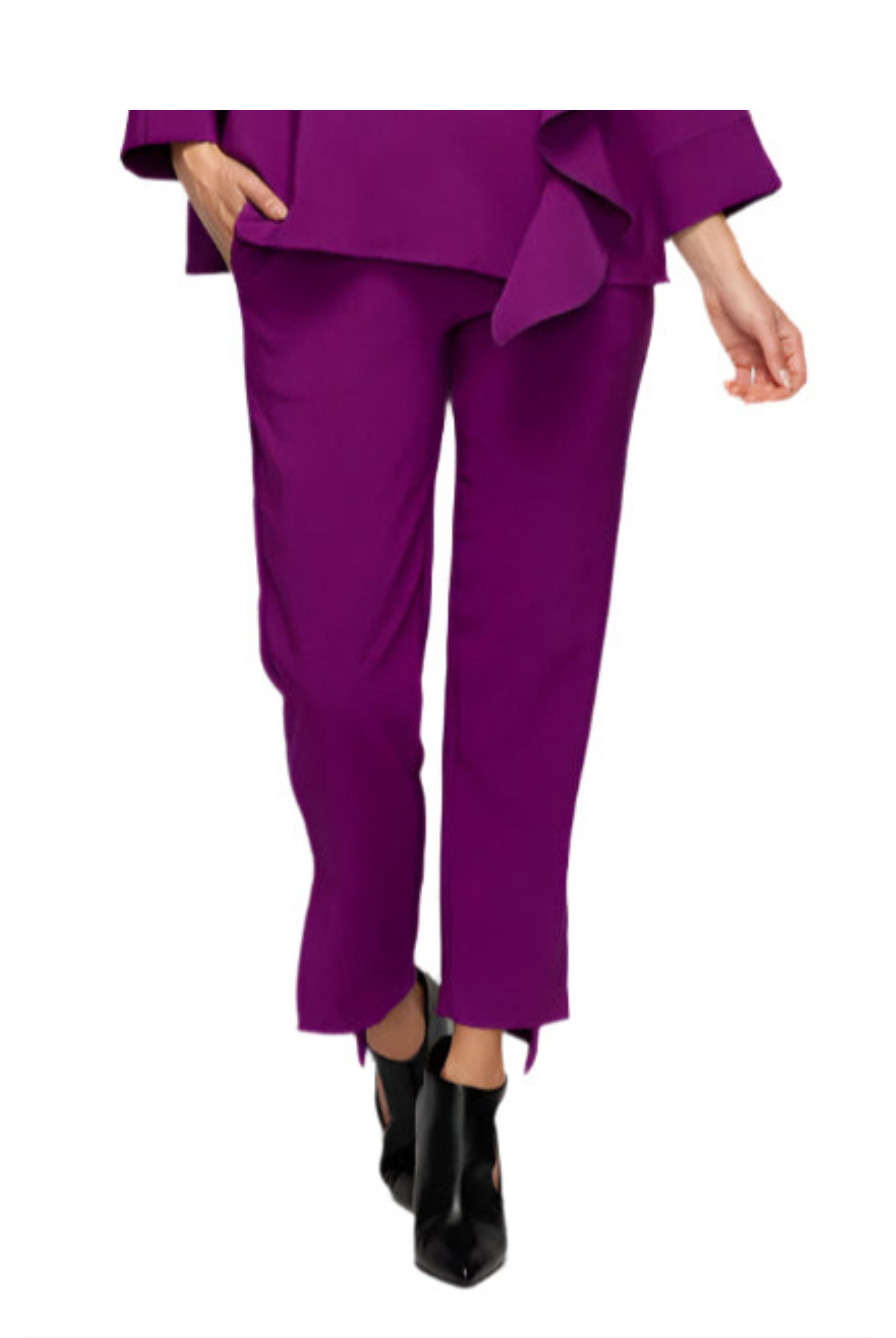 IC Collection Side Slit Pants | Unique Apparel USA