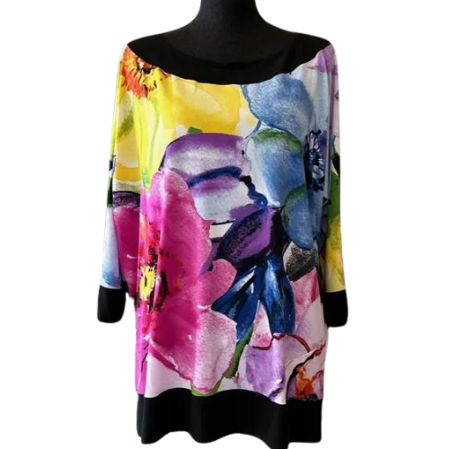 Eva Varro 3/4 Sleeve Dana Tunic-T12529-DANA