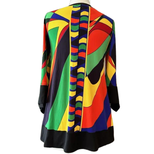 Eva Varro Flutter Sleeve Amelia Tunic-T12701-AMELIA