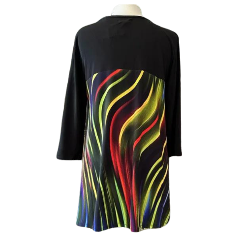 Eva Varro Gina 3/4 Sleeve Quatro Porte Tunic-T12645D-GINA