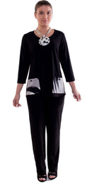 Sun Kim Layla Print Pocket Tunic-WSK178P