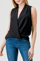 Heimious Surplice Sleeveless Top-WT680