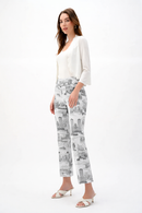 Joseph Ribkoff Millennium Printed Straight Pull-On Pants-262192