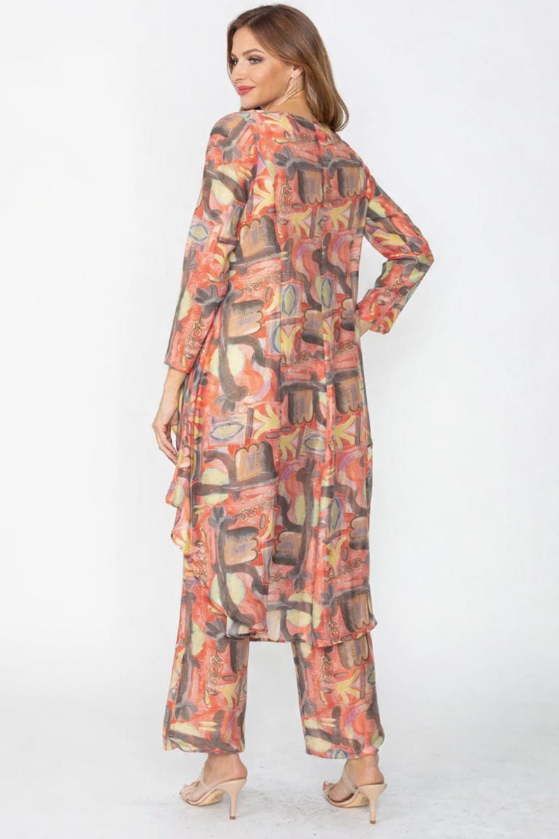 IC Collection Tencel Abstract Top-C1103T