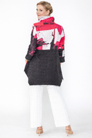 IC Collection Front Zipper Blouse-7851T-DUP